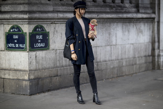 Moda uliczna Paris Fashion Week