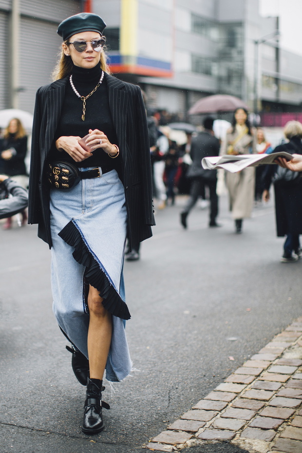 Moda uliczna Paris Fashion Week