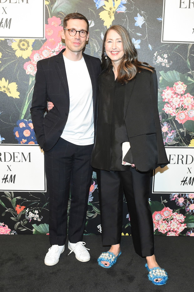 Pokaz kolekcji ERDEM x H&M: Erdem Moralioglu i Ann-Sofie Johansson