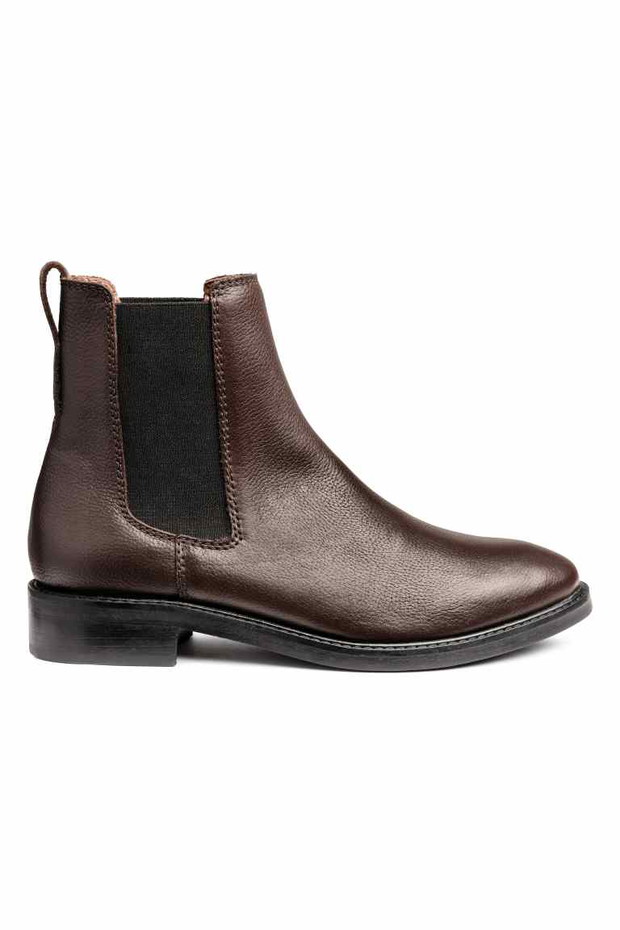 Skórzane sztyblety H&M, 229 zł