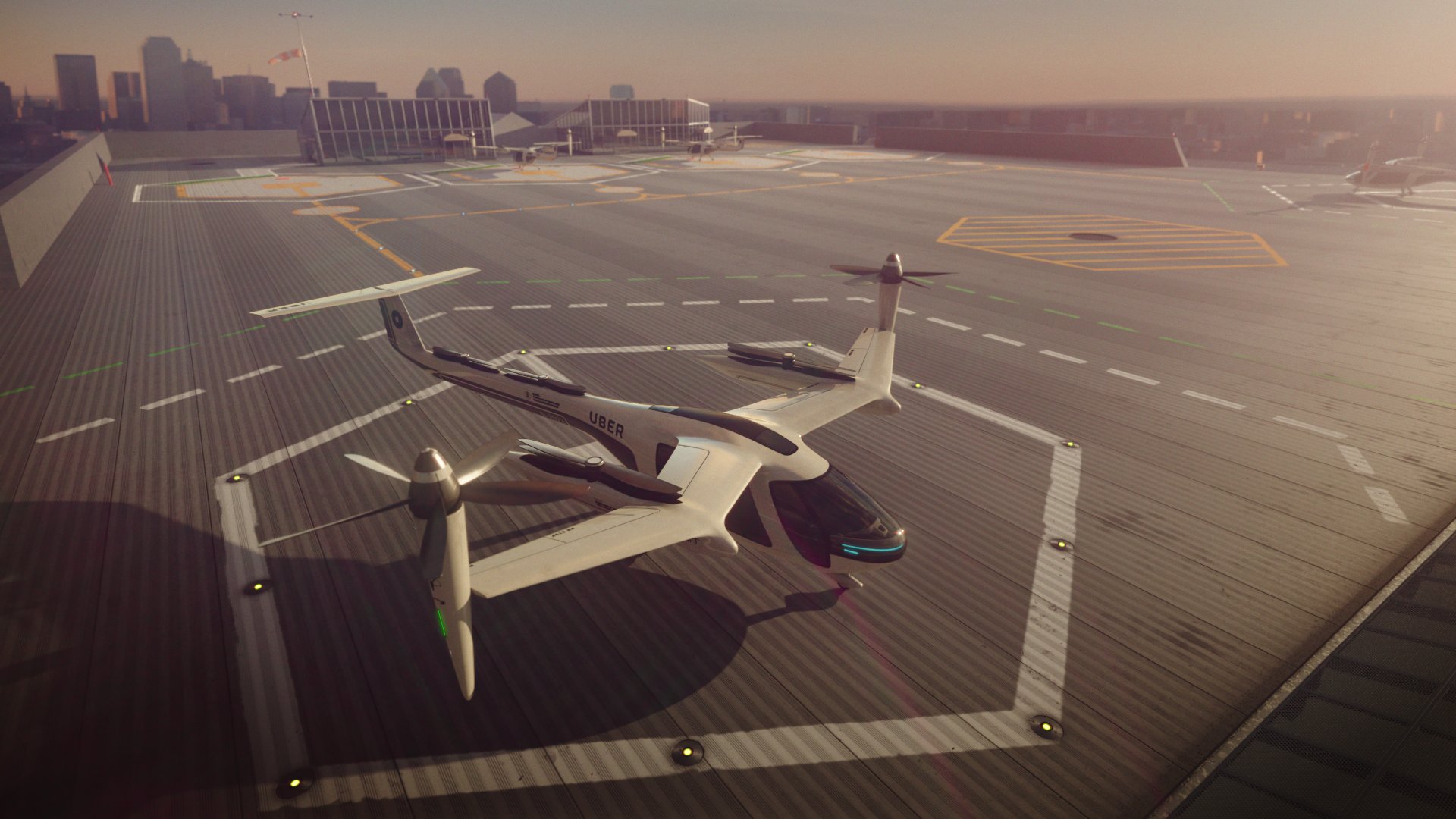 UberAIR jest częścią szerszego programu Uber Elevate zmierzającego do uruchomienia w szeregu miast na całym świecie sieci małych, elektrycznych pojazdów latających umożliwiających pionowy start i lądowanie.