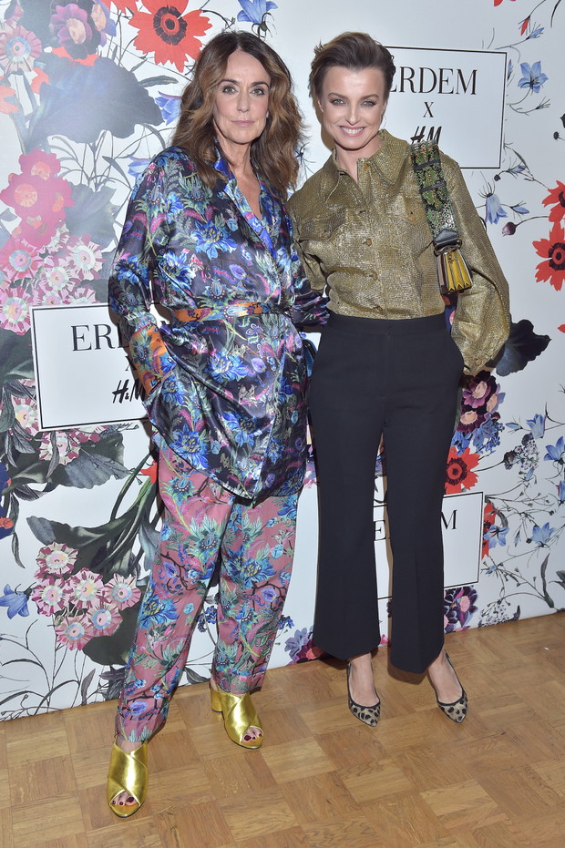 Gwiazdy na premierze kolekcji ERDEM x H&M: Dominique Fantaccino (prezes H&M na Europę Centralną i Wschodnią) i reżyserka pokazów Kasia Sokołowska