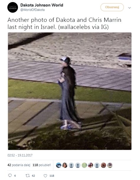 Choć Dakota Johnson i Chris Martin nie potwierdzili oficjalnie swojej relacji, wszystko wskazuje na to, że są parą.