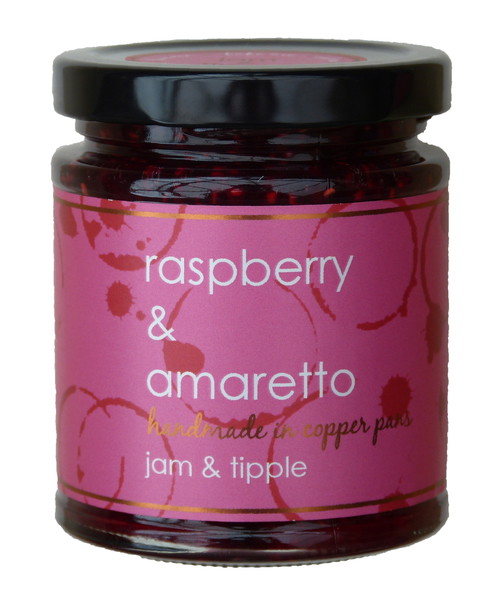 Dżem o smaku malin i amaretto