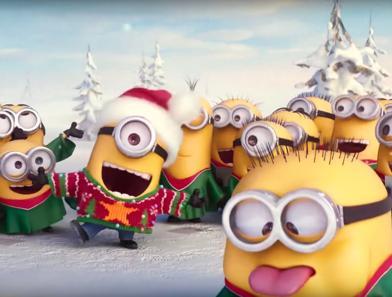Minionki życzą Wam Wesołych Świąt!