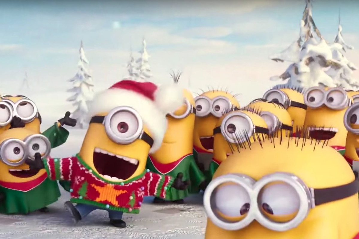 Minionki życzą Wam Wesołych Świąt!