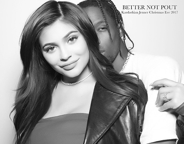 Takie zdjęcie pojawiło się na Instagramie Kylie Jenner z okazji Bożego Narodzenia