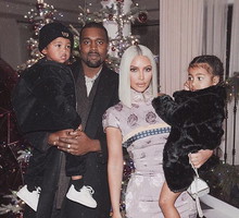 Kim Kardashian i Kanye West mają trójkę dzieci: North, Sainta i Chicago