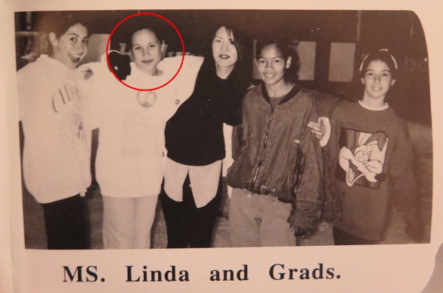 11-letnia Meghan Markle z kolegami ze szkoły Hollywood Little Red School House.
