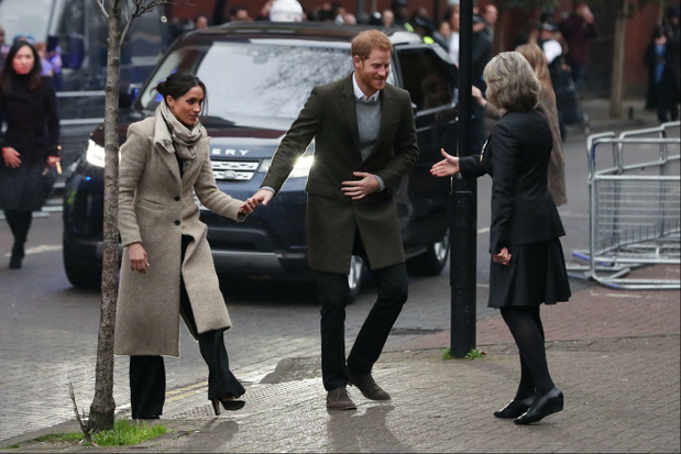 Meghan Markle jak zwykle prezentowała się bardzo szykownie.