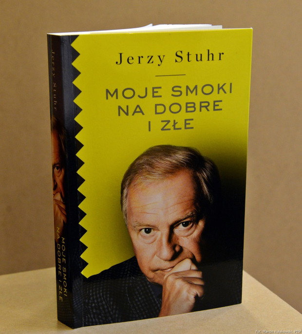 „Moje smoki...” J. Stuhra z dedykacją od autora