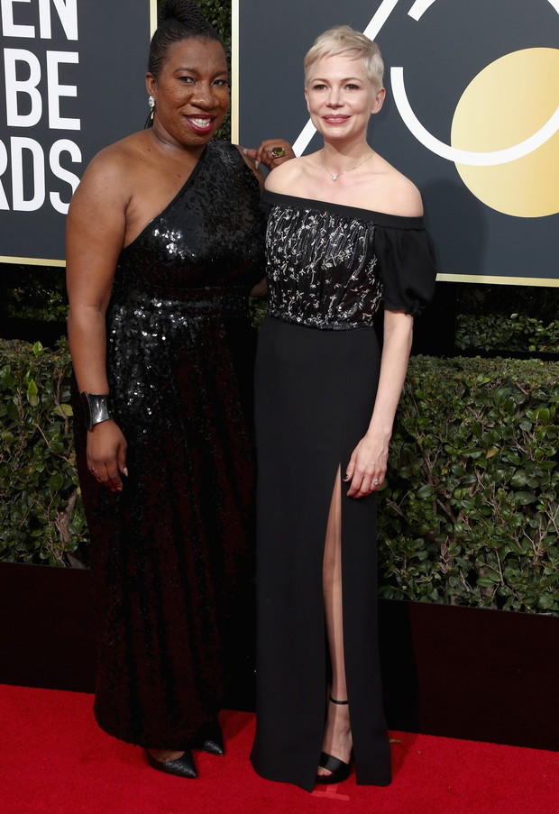 U boku Michelle Williams pojawiła się założycielka ruchu #MeToo Tarana Burke.