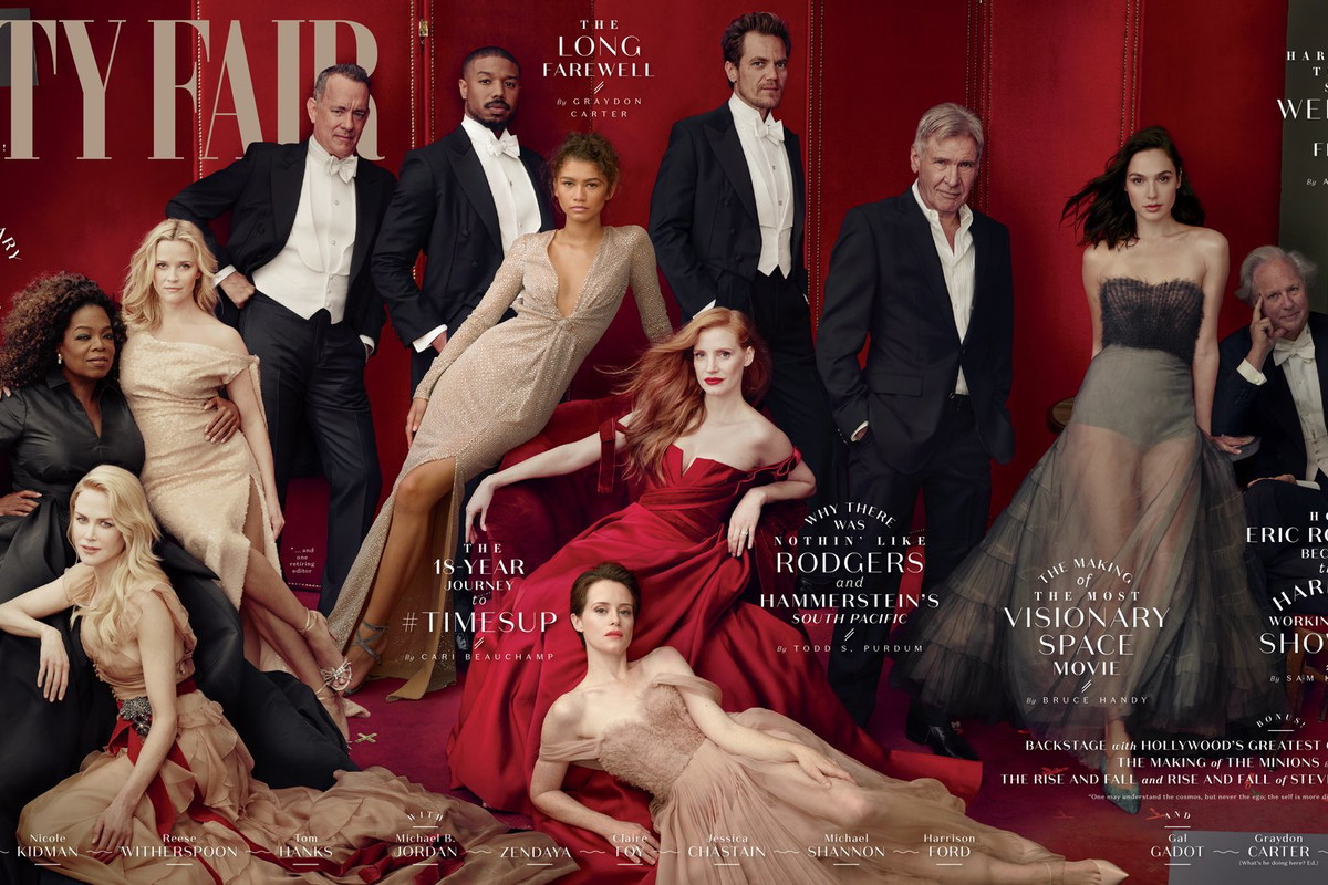 Okładka „Vanity Fair” autorstwa Annie Leibovitz - też zauważyliście, że Reese Witherspoon ma na niej trzy nogi?!