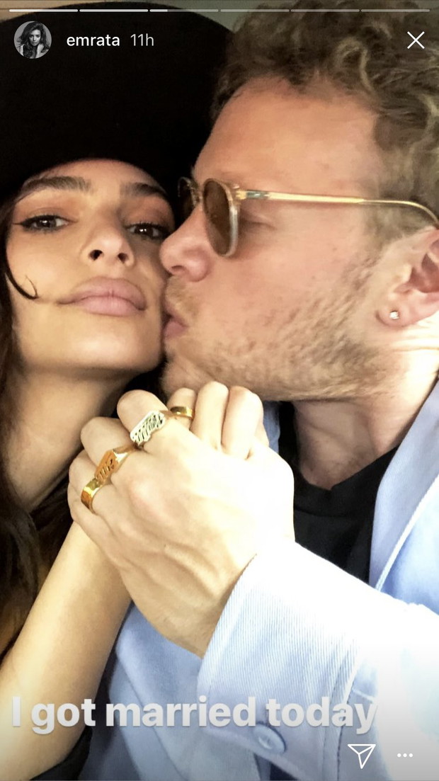 Emily Ratajkowski podzieliła się radosną nowiną - właśnie wyszła za mąż! Jej wybrankiem jest Sebastian Bear-McClard.