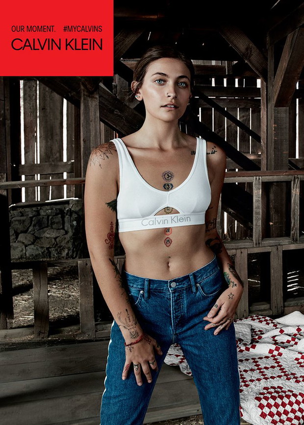 Paris Jackson w kampanii Our Moment. #MyCalvins.