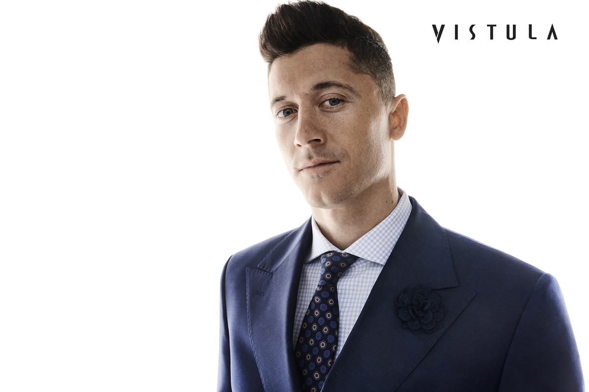 Robert Lewandowski w nowej kampanii Vistuli wiosna-lato 2018