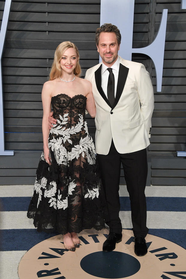 Oscary 2018 after party Vanity Fair: Amanda Seyfried i Thomas Sadoski