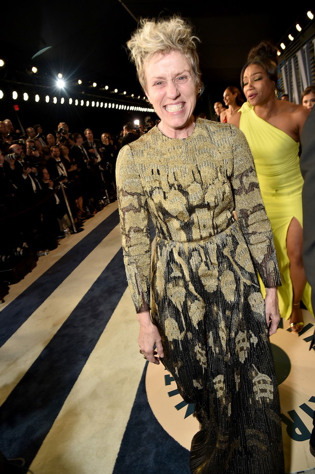 Oscary 2018 after party Vanity Fair: Frances McDormand
