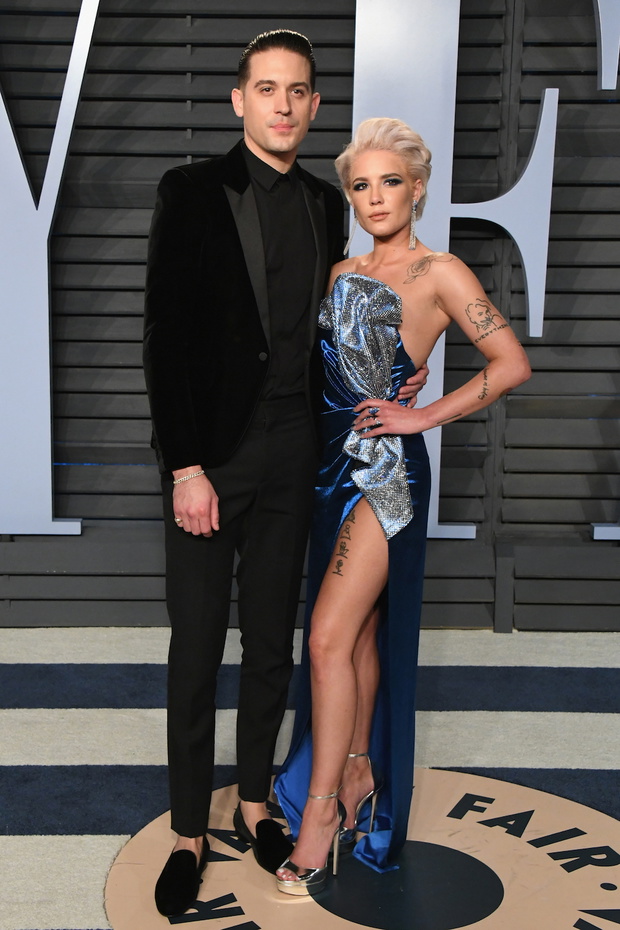 Oscary 2018 after party Vanity Fair: G-Eazy i Halsey