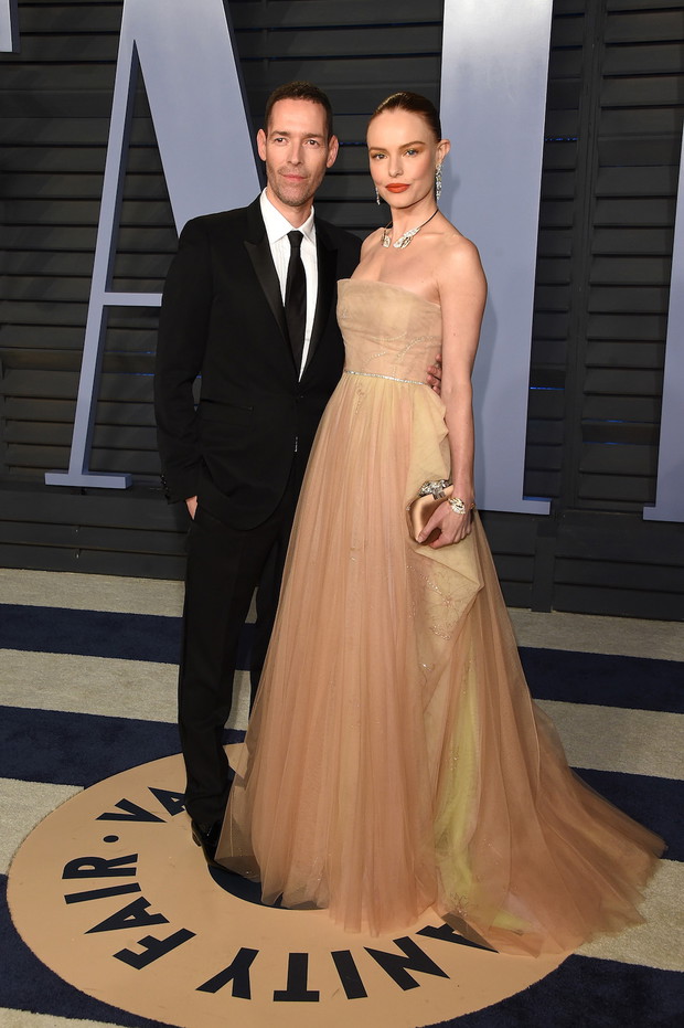 Oscary 2018 after party Vanity Fair: Kate Bosworth i Michael Polish