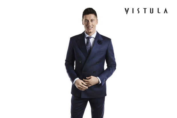 Robert Lewandowski w nowej kampanii Vistuli wiosna-lato 2018
