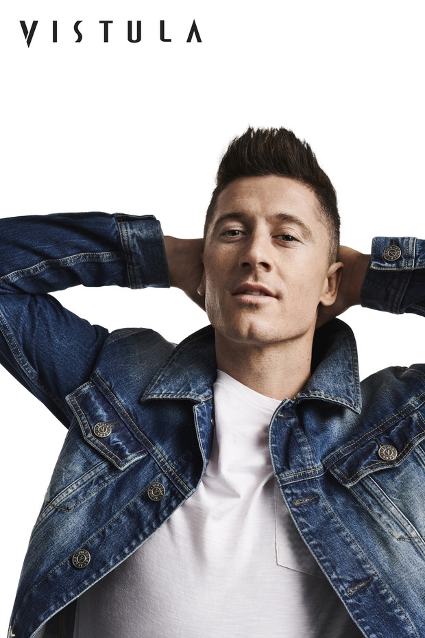 Robert Lewandowski w nowej kampanii Vistuli wiosna-lato 2018