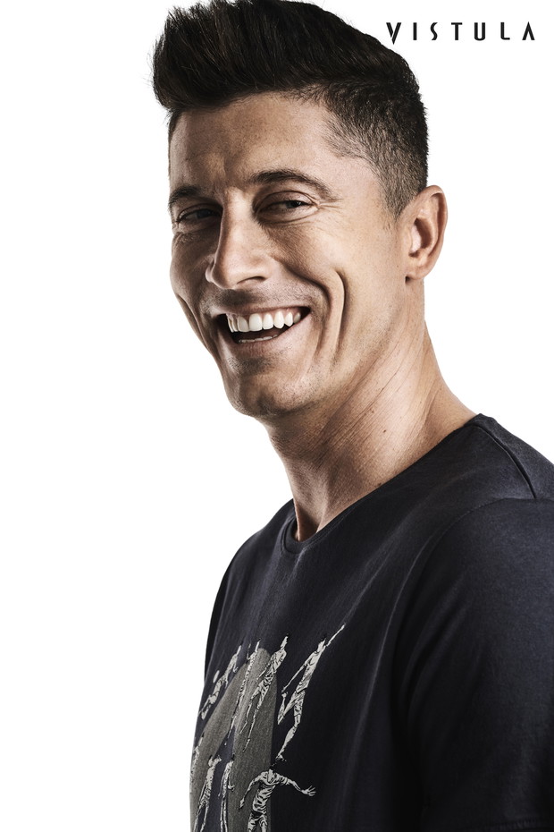 Robert Lewandowski w nowej kampanii Vistuli wiosna-lato 2018