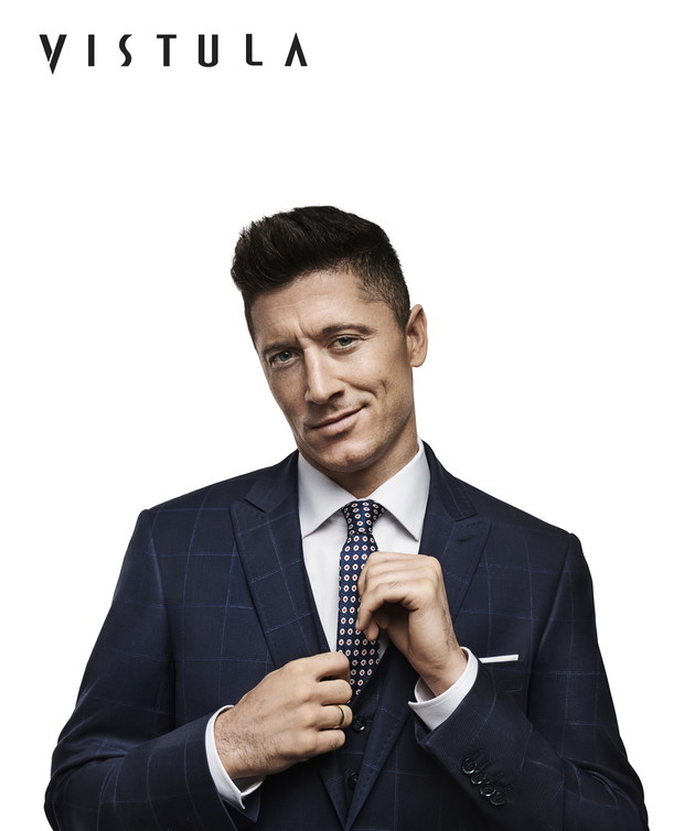Robert Lewandowski w nowej kampanii Vistuli wiosna-lato 2018