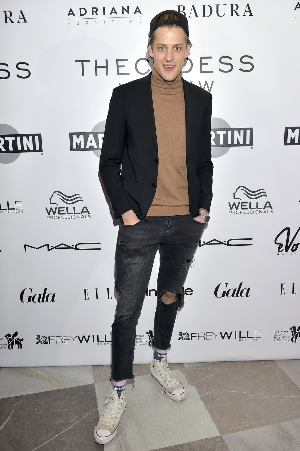 Jakob Kosel na pokazie Thecadess wiosna-lato 2018