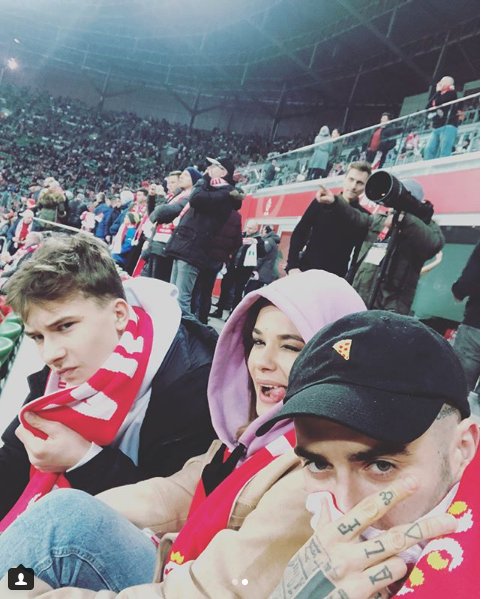 Quebonafide i Natalia Szroeder wybrali się na mecz Polska-Nigeria