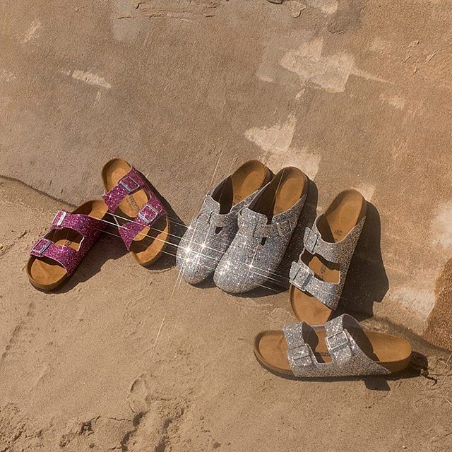 Brokatowe Birkenstocki, czyli najlepsze buty na lato 2018!