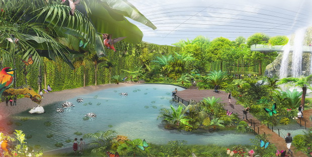 Ogromny zbiornik wodny zamieszkały przez ryby Amazonii będzie jedną z głównych atrakcji Tropicalii!