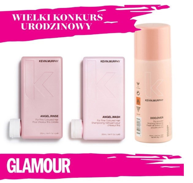 KONKURS URODZINOWY GLAMOUR: Wygraj zestaw kosmetyków Kevin Murphy dla siebie i swojej przyjaciółki!