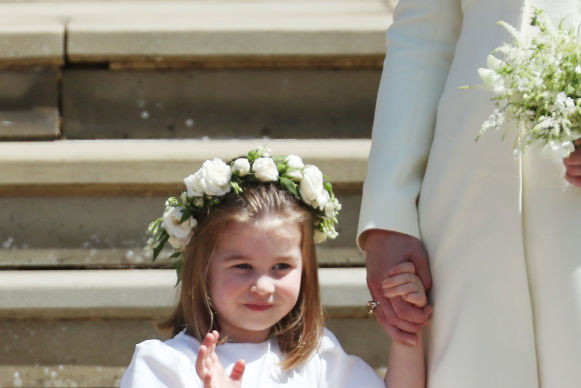 Księżniczka Charlotte i książę George na ślubie Meghan Markle i księcia Harry'ego - sama słodycz!