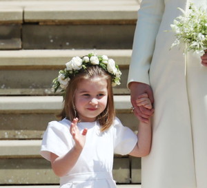 Księżniczka Charlotte i książę George na ślubie Meghan Markle i księcia Harry'ego - sama słodycz!
