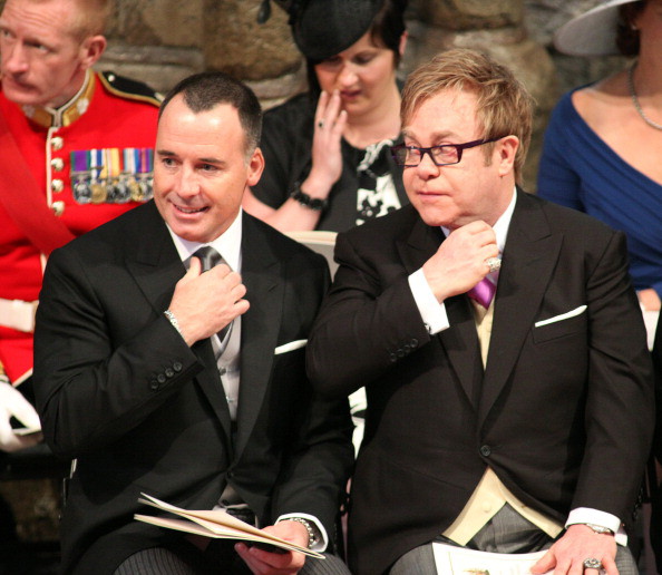 Sir Elton John i jego partner David Furnish