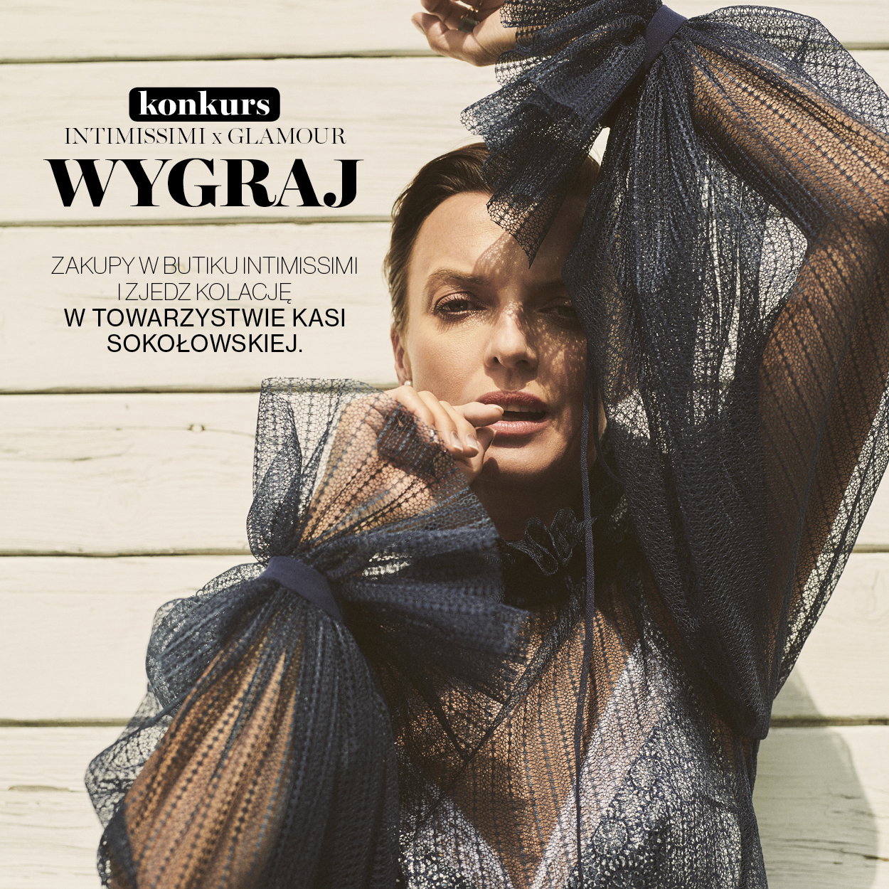 Konkurs Intimissimi x Glamour - wygraj spotkanie z Kasią Sokołowską