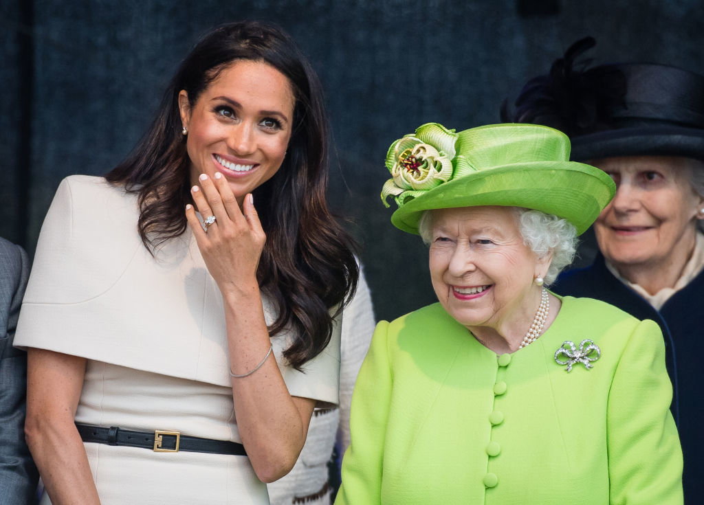 Meghan Markle na pierwszym oficjalnym wyjściu z królową Elżbietą II