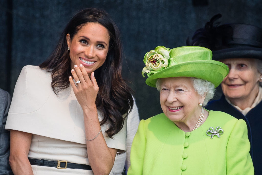 Meghan Markle na pierwszym oficjalnym wyjściu z królową Elżbietą II