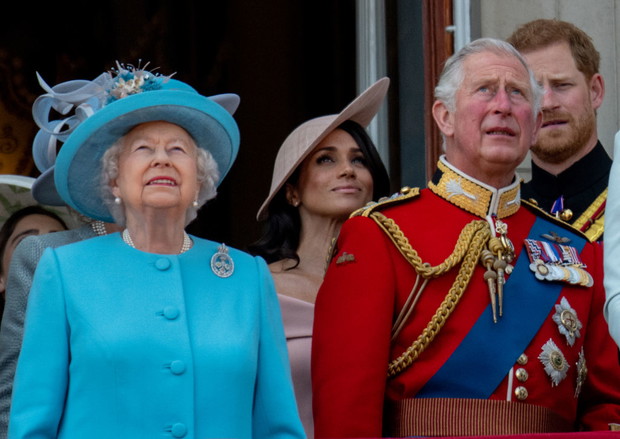 Meghan Markle pierwszy raz na balkonie Buckingham Palace.