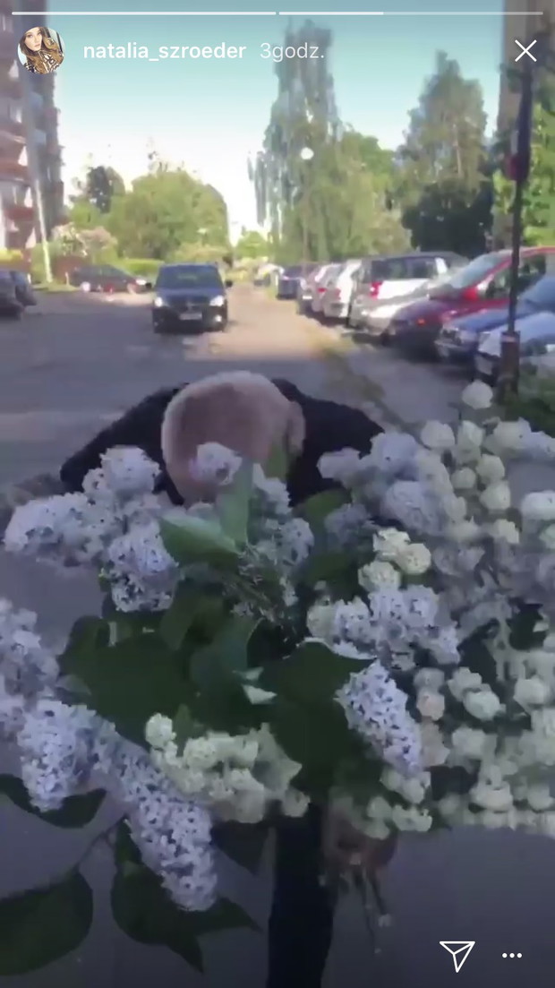 Spójrzcie na bukiet, który Quebo podarował Natalii!