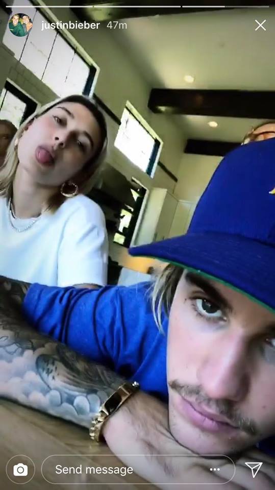 Hailey i Justin razem na InstaStories