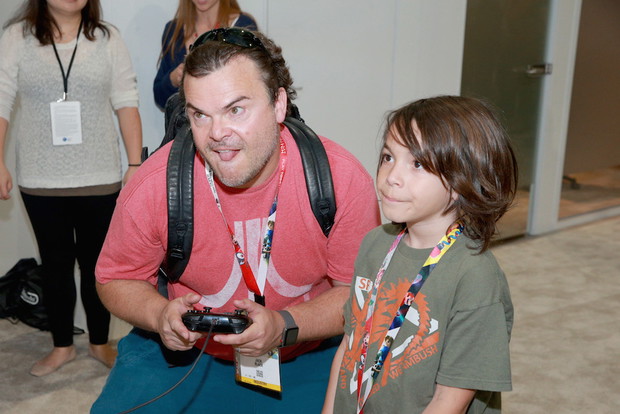 Jack Black z synem Thomasem