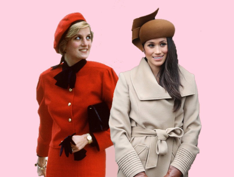 Meghan Markle inspiruje się stylem księżnej Diany?