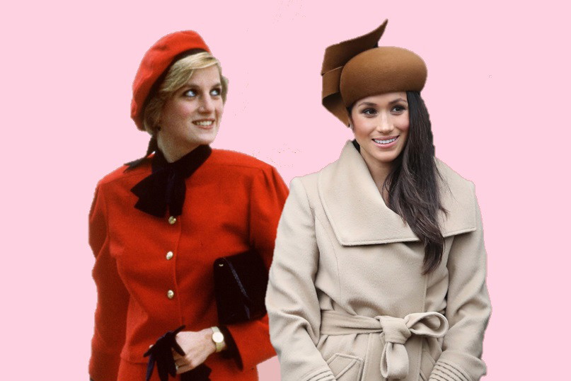 Meghan Markle inspiruje się stylem księżnej Diany?