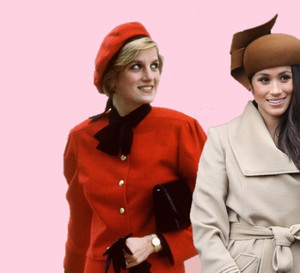 Meghan Markle inspiruje się stylem księżnej Diany?