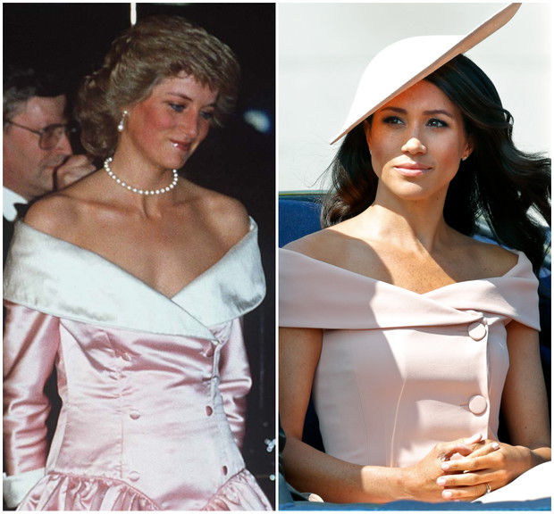 Meghan Markle inspiruje się stylem księżnej Diany!