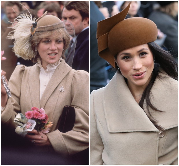 Meghan Markle inspiruje się stylem księżnej Diany!