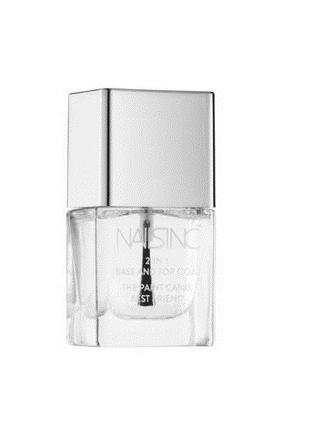 Mini wersja NAILS INC. 2 w 1 Baza i Top Coat, 43 zł