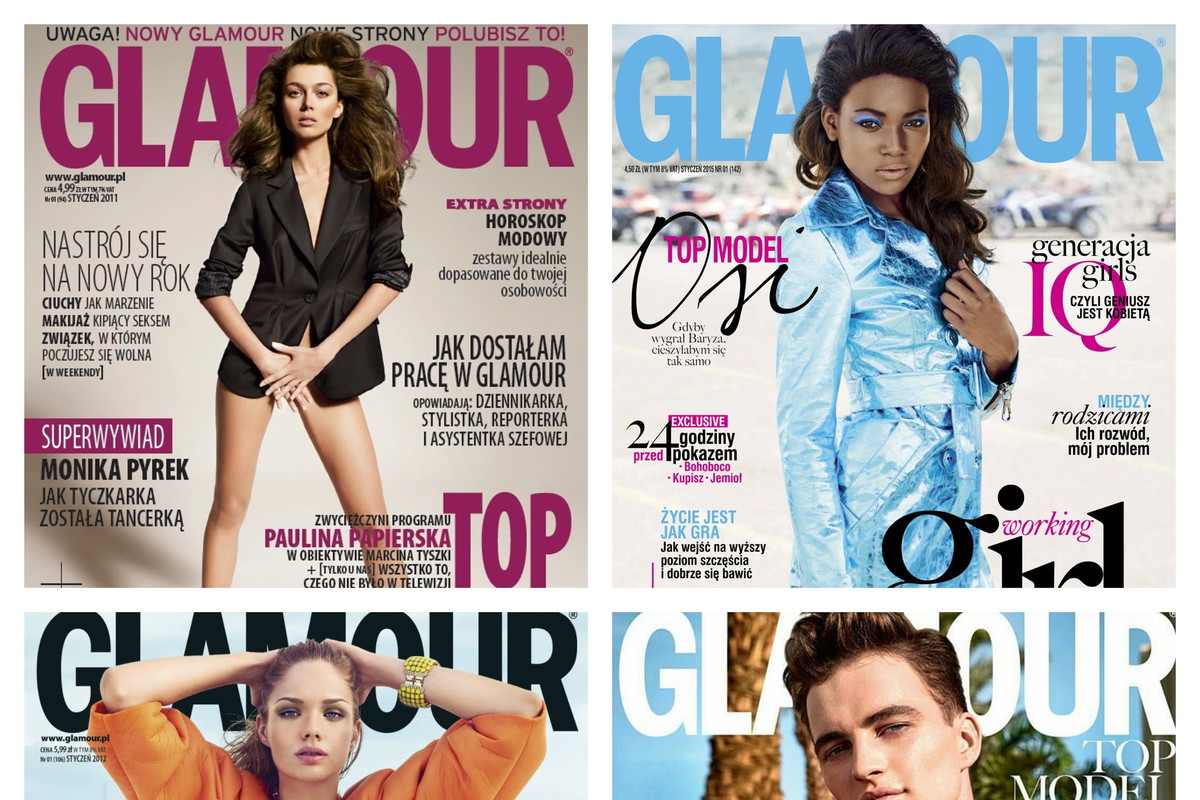 Top Model w Glamour - przypominamy wszystkie okładki ze zwycięzcami i finalistami